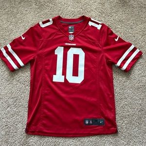 49ers jersey. Jimmy G. #10 medium